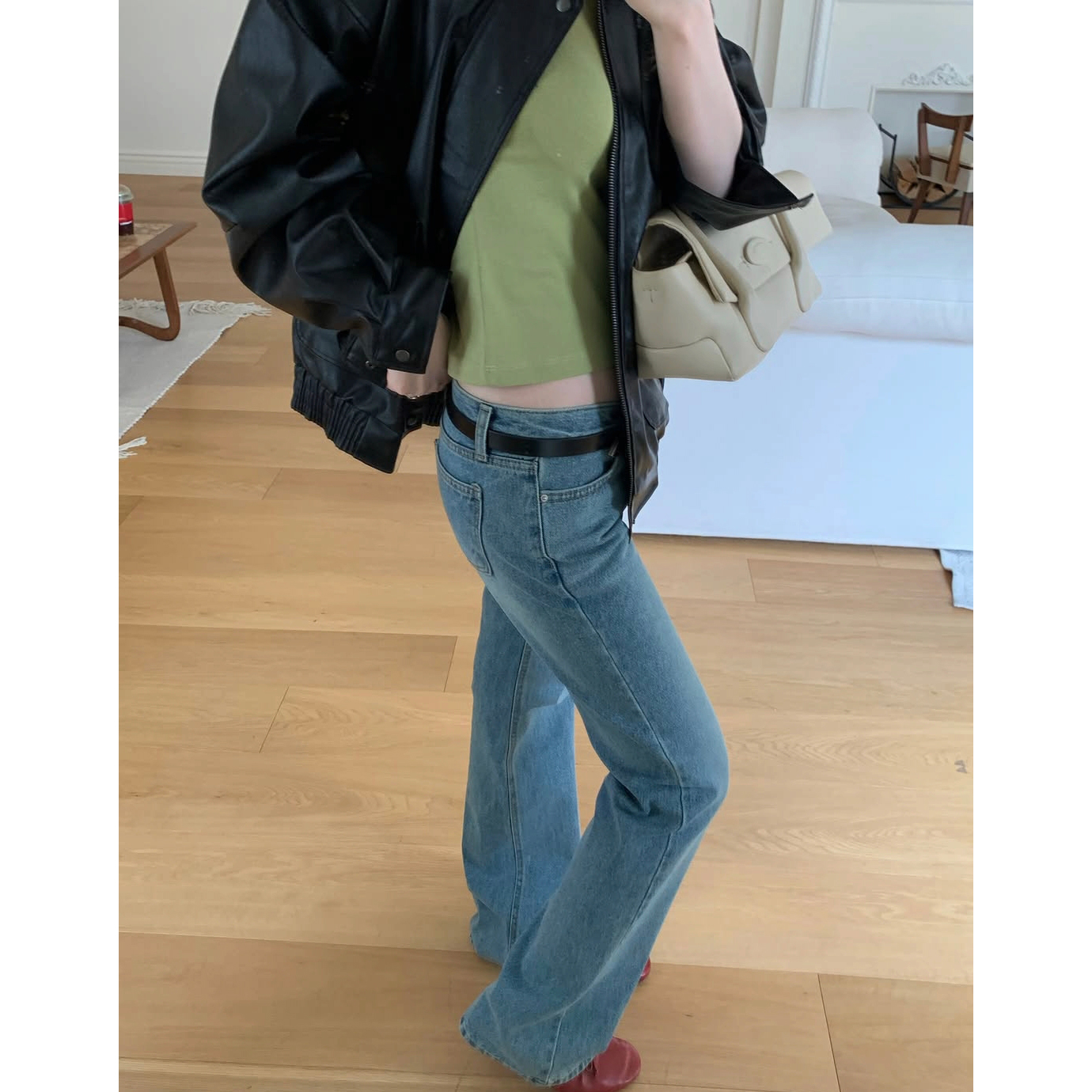 26FW 슬림 베이직 반팔 티셔츠 레이어드 이너티 필수템