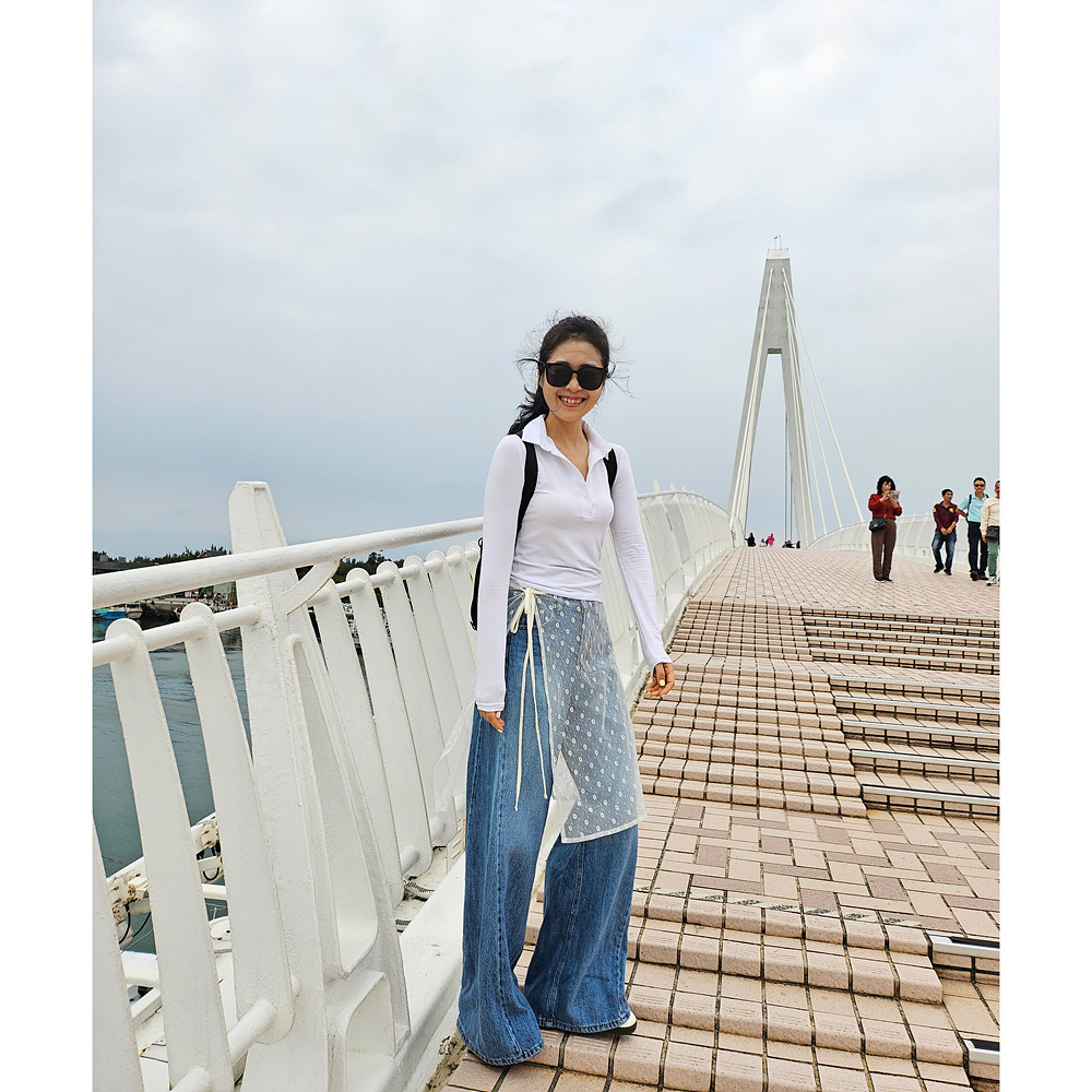 플로 레이스 레이어드 스커트 시스루 레이어드룩 숏 롱 기장선택 가능 랩스커트 휴양지룩 수영복 커버업 상세 이미지 27