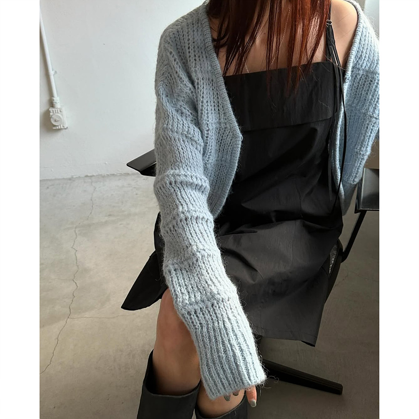 바로발송 25SS 필 크롭 브이 가디건 상세 이미지 61
