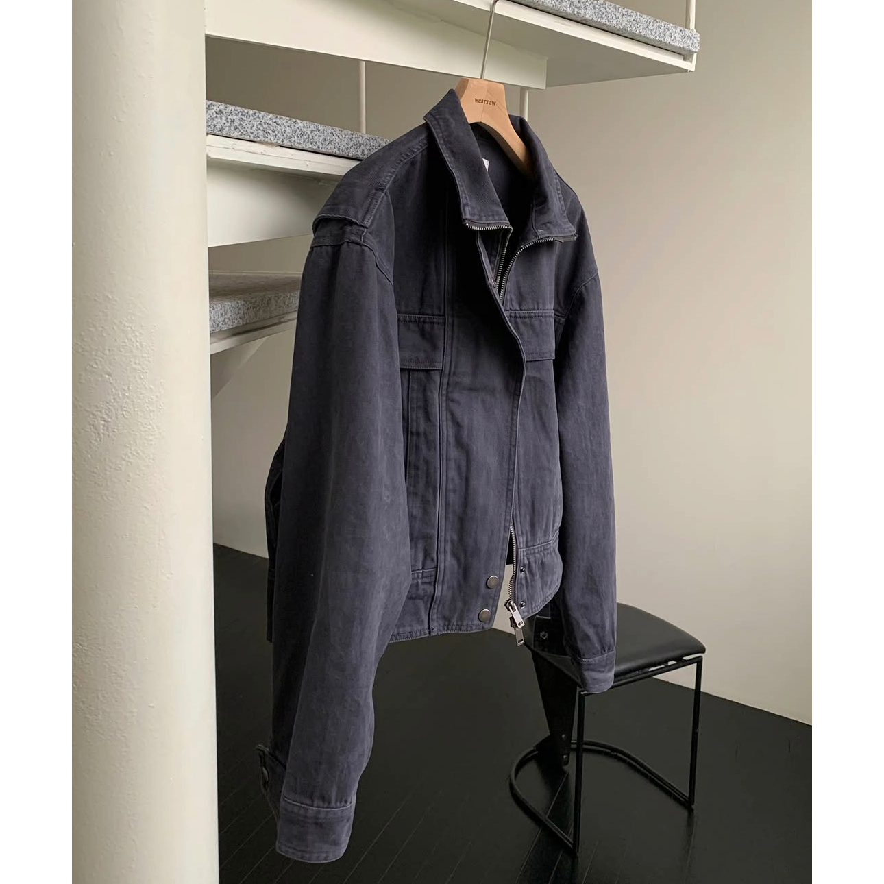 26FW 피그 워싱 하이넥 자켓 점퍼