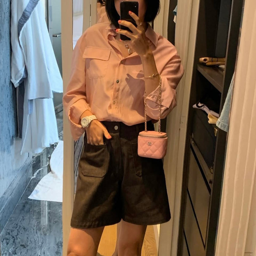 프리미엄 여름 긴팔 블라우스 셔츠