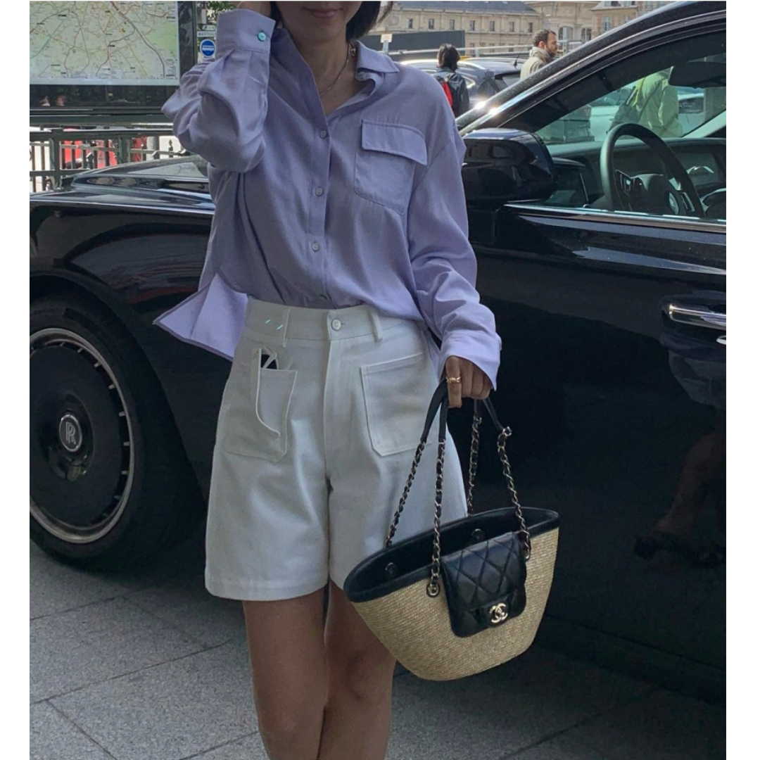 프리미엄 여름 긴팔 블라우스 셔츠