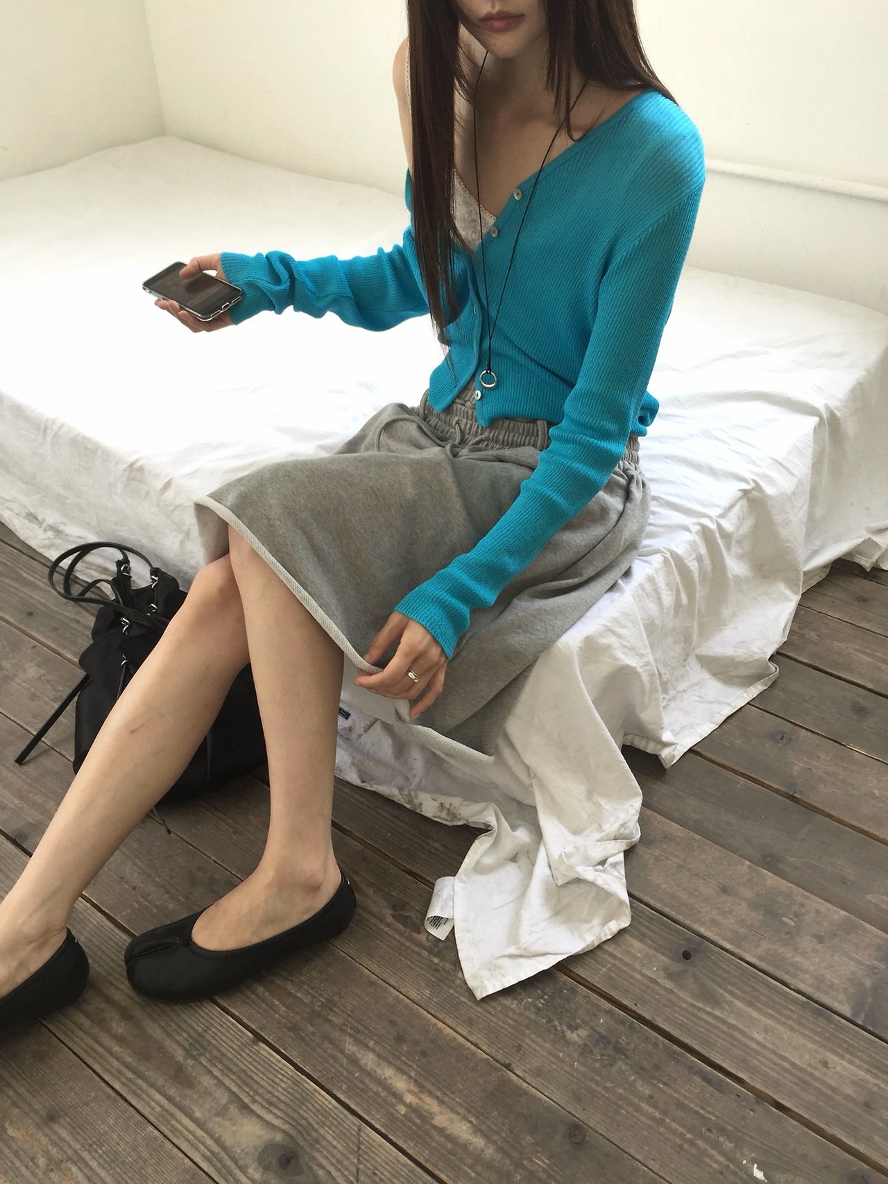 디스 간절기 날씬핏 가디건 레이어드룩 필수템