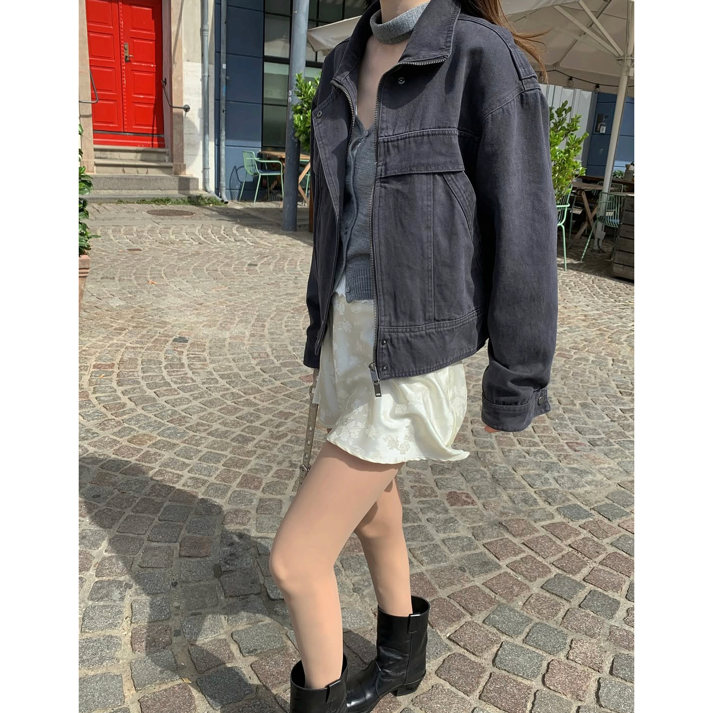 26FW 피그 워싱 하이넥 자켓 점퍼