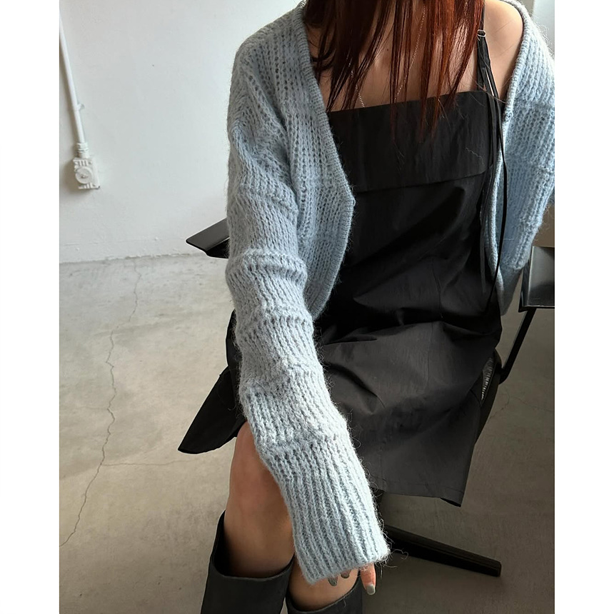 바로발송 25SS 필 크롭 브이 가디건 상세 이미지 66