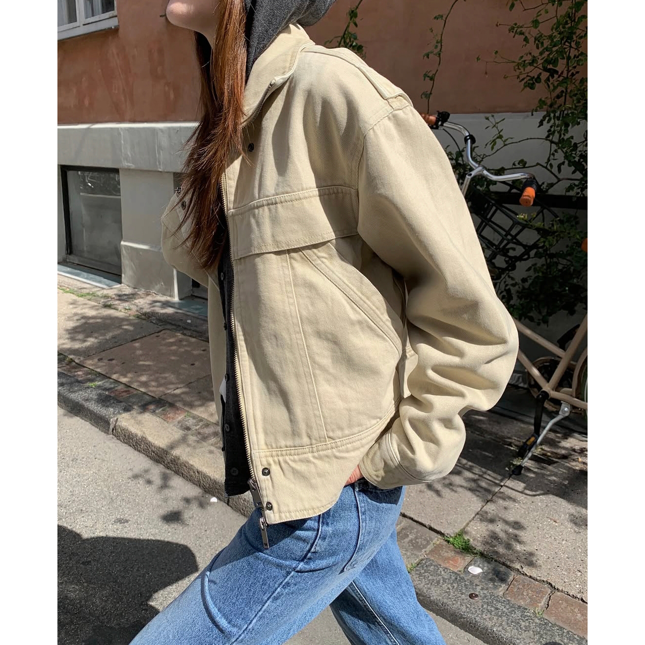 26FW 피그 워싱 하이넥 자켓 점퍼