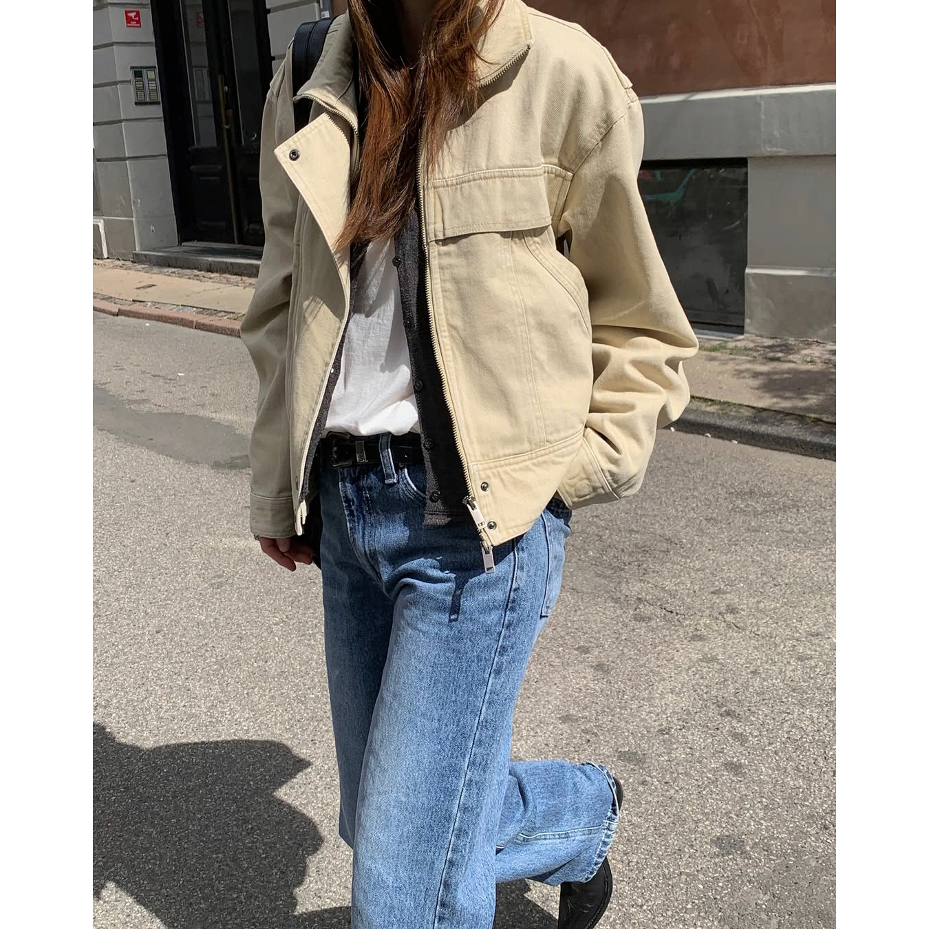 26FW 피그 워싱 하이넥 자켓 점퍼