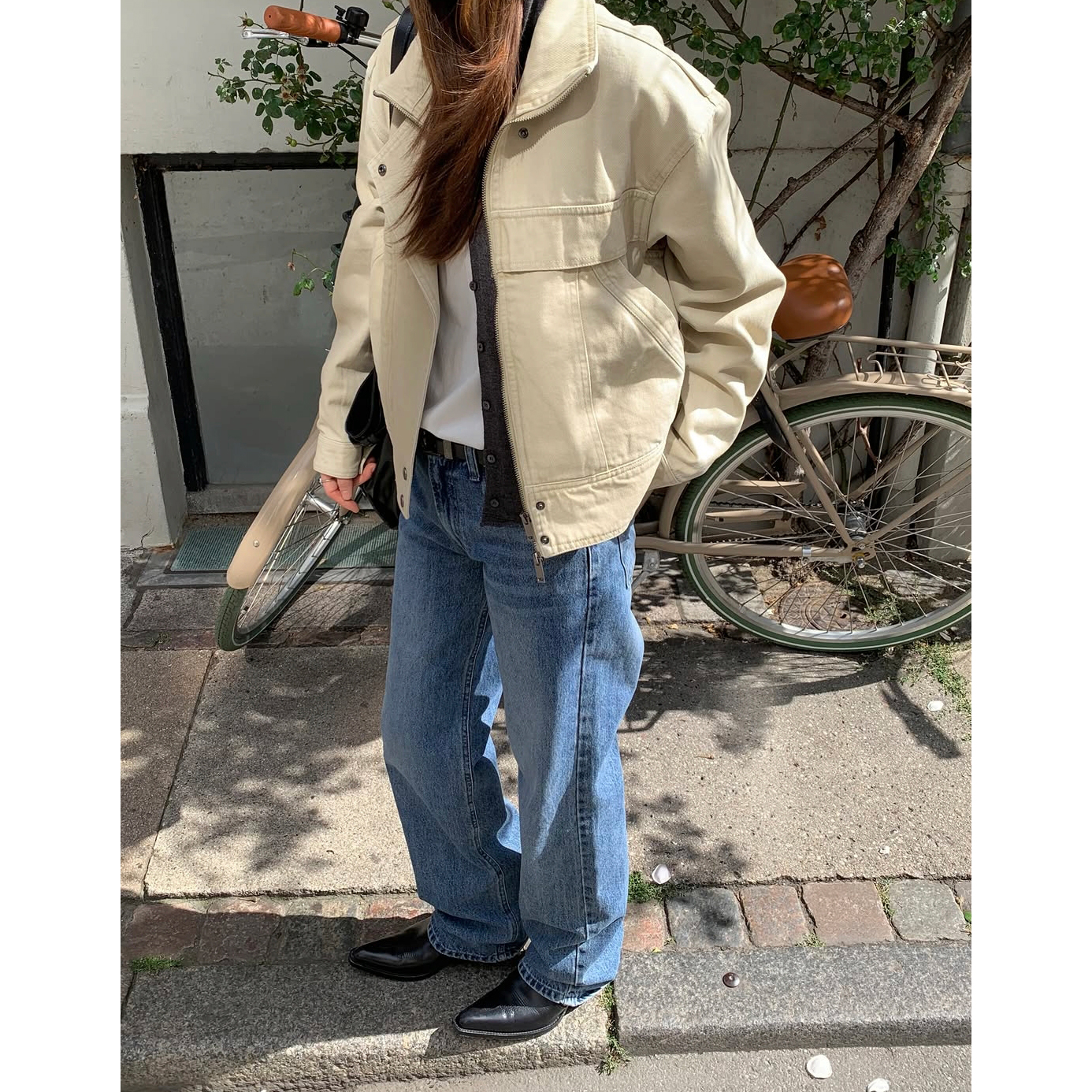 26FW 피그 워싱 하이넥 자켓 점퍼