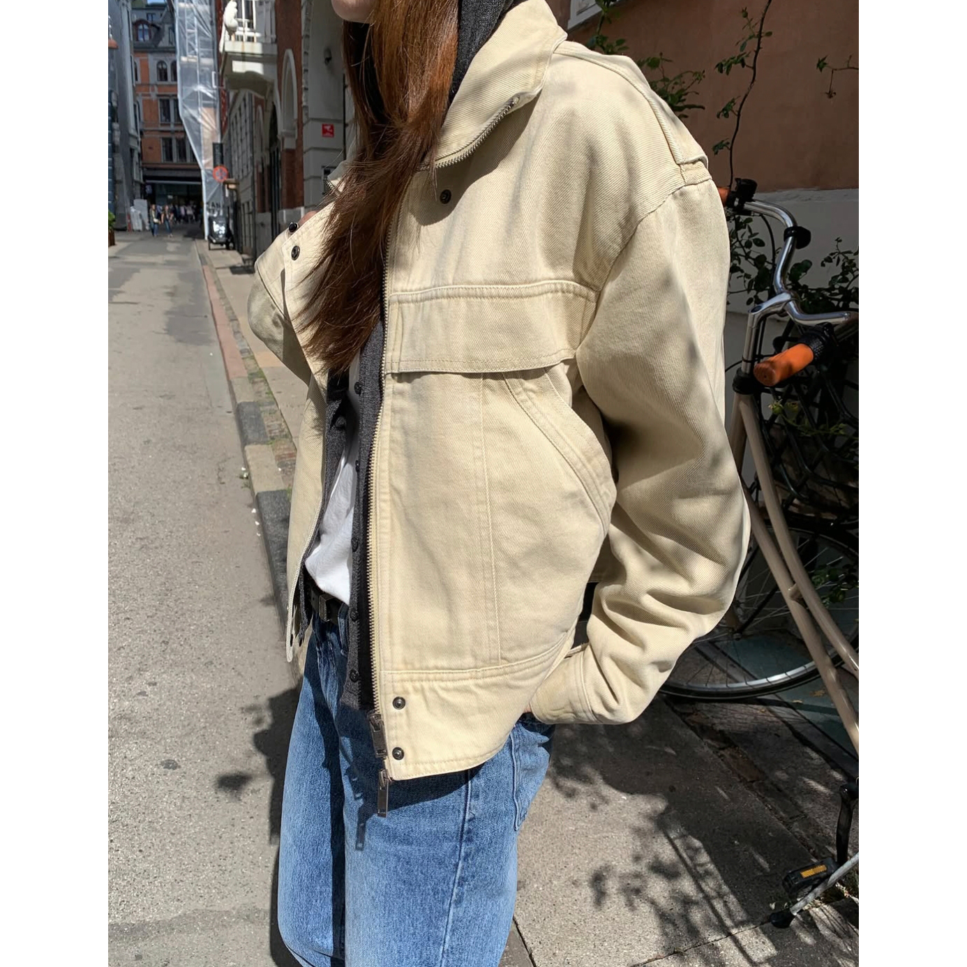 26FW 피그 워싱 하이넥 자켓 점퍼