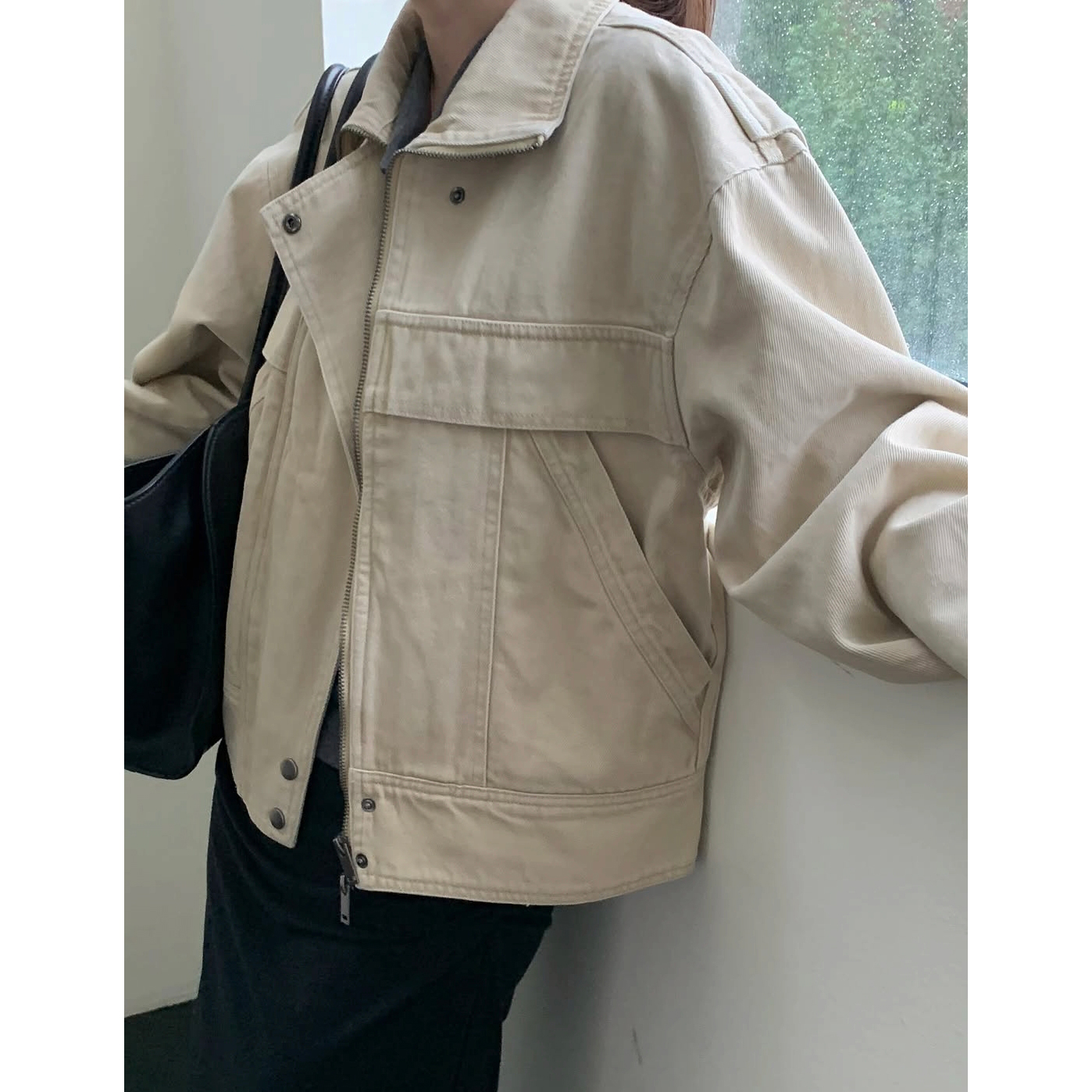 26FW 피그 워싱 하이넥 자켓 점퍼