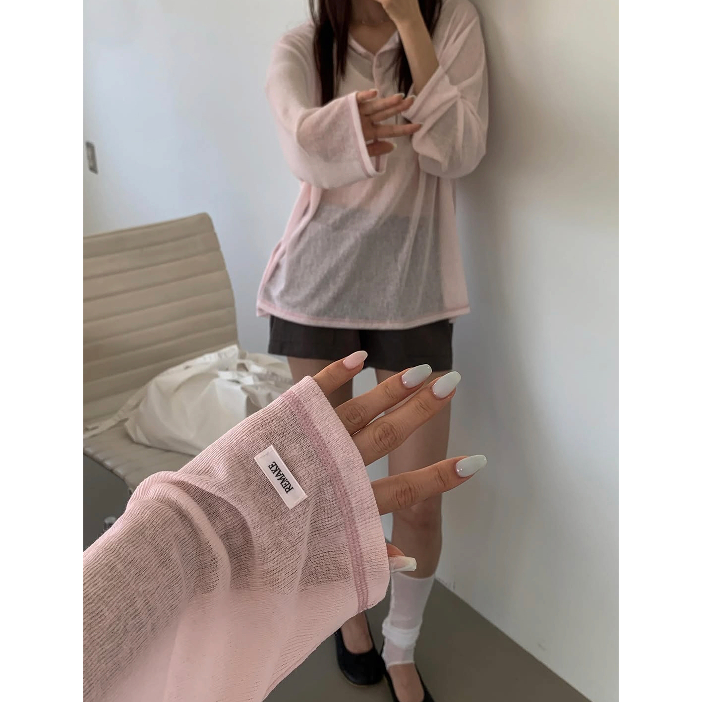 썬 커버 여름 긴팔 후드 티셔츠