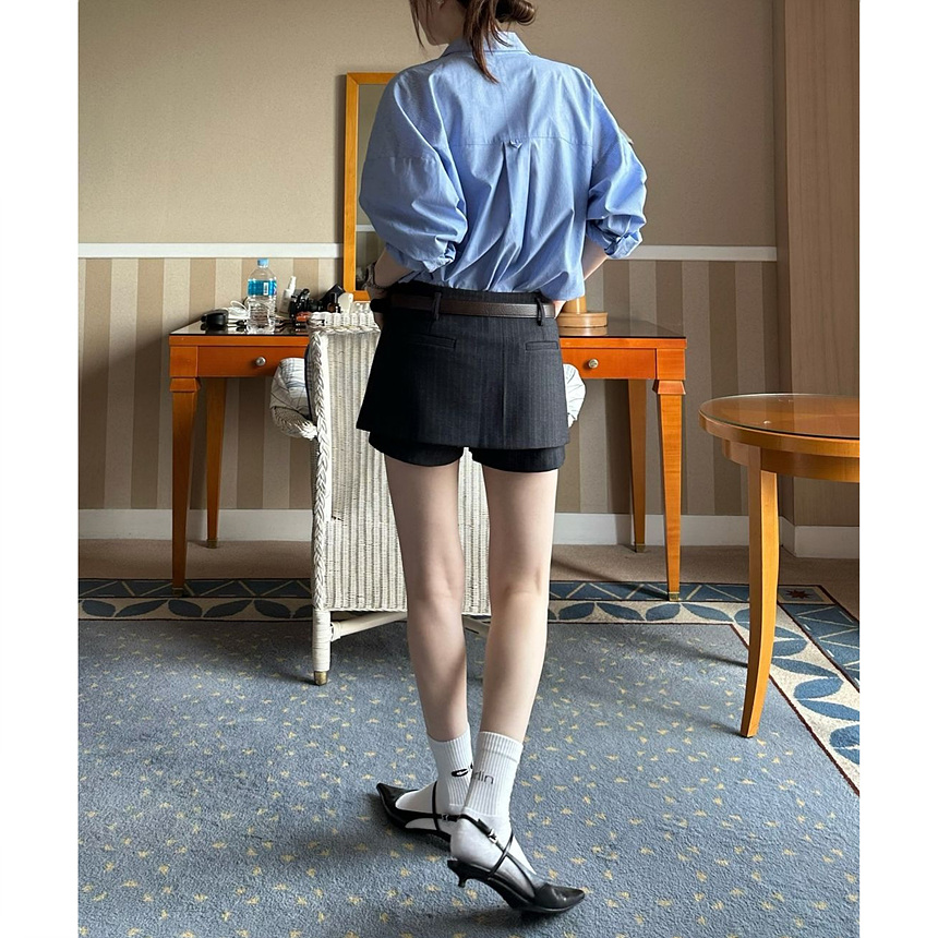 로그 치마 바지 미니 스커트 팬츠 숏반바지 상세 이미지 28