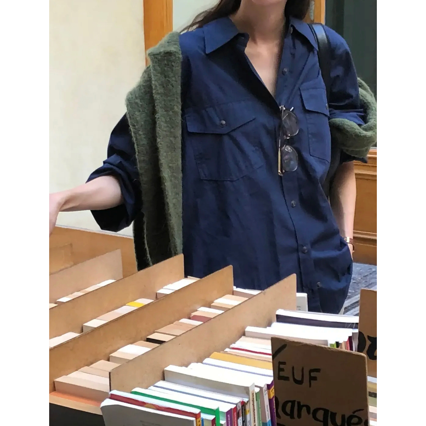 26FW 투 포켓 워싱 셔츠 남방