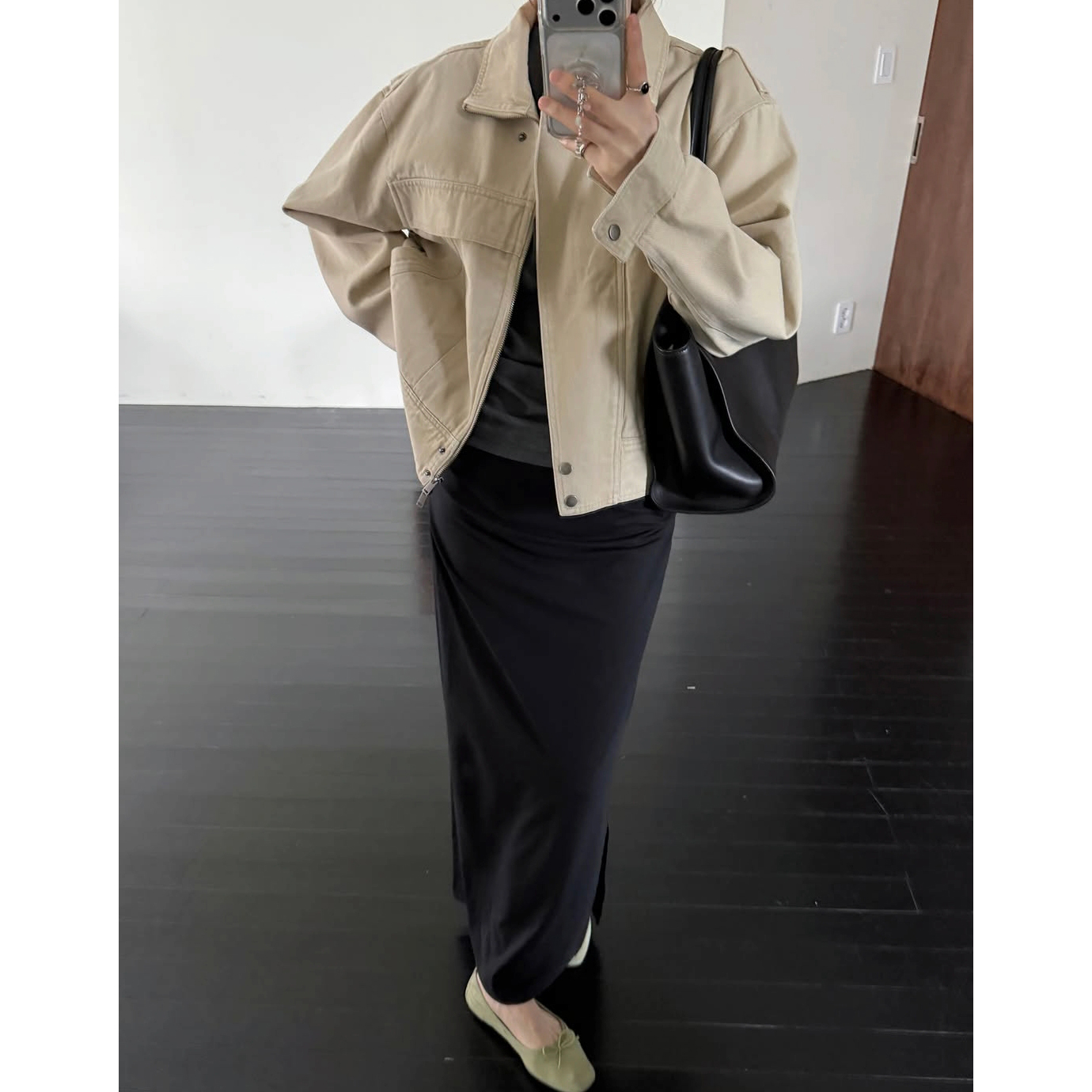 26FW 피그 워싱 하이넥 자켓 점퍼
