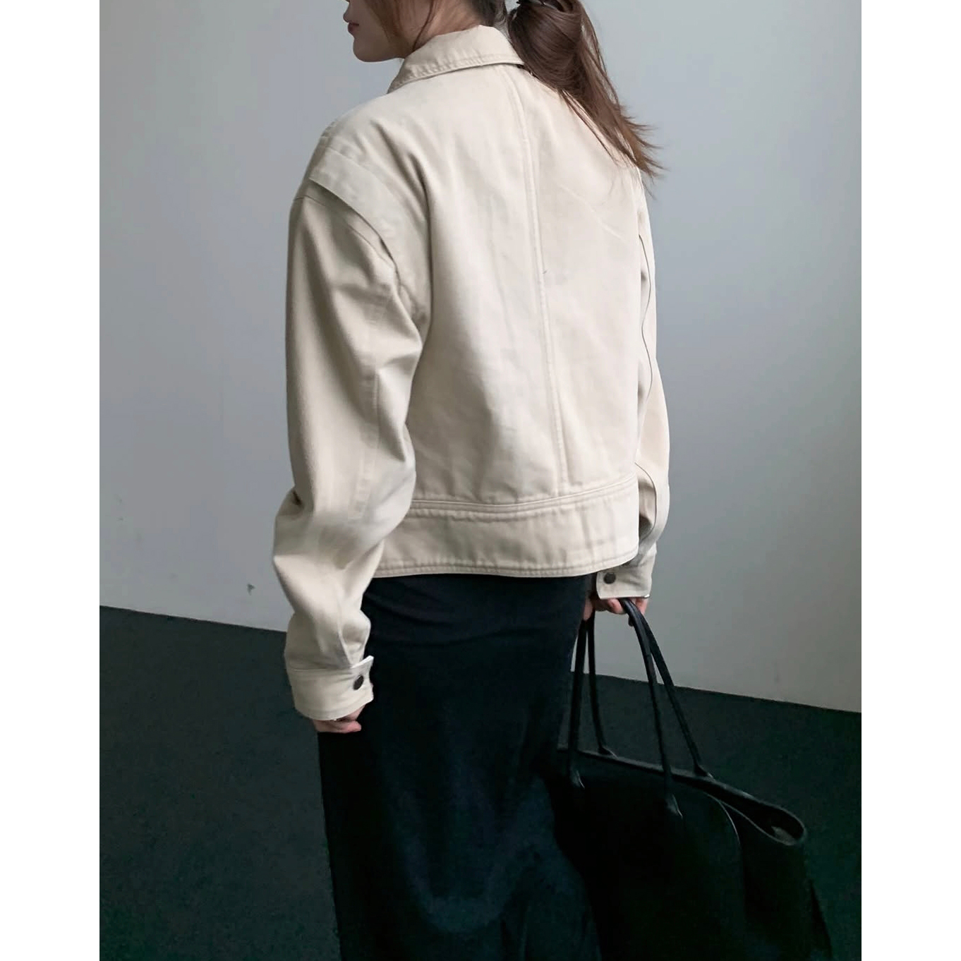 26FW 피그 워싱 하이넥 자켓 점퍼
