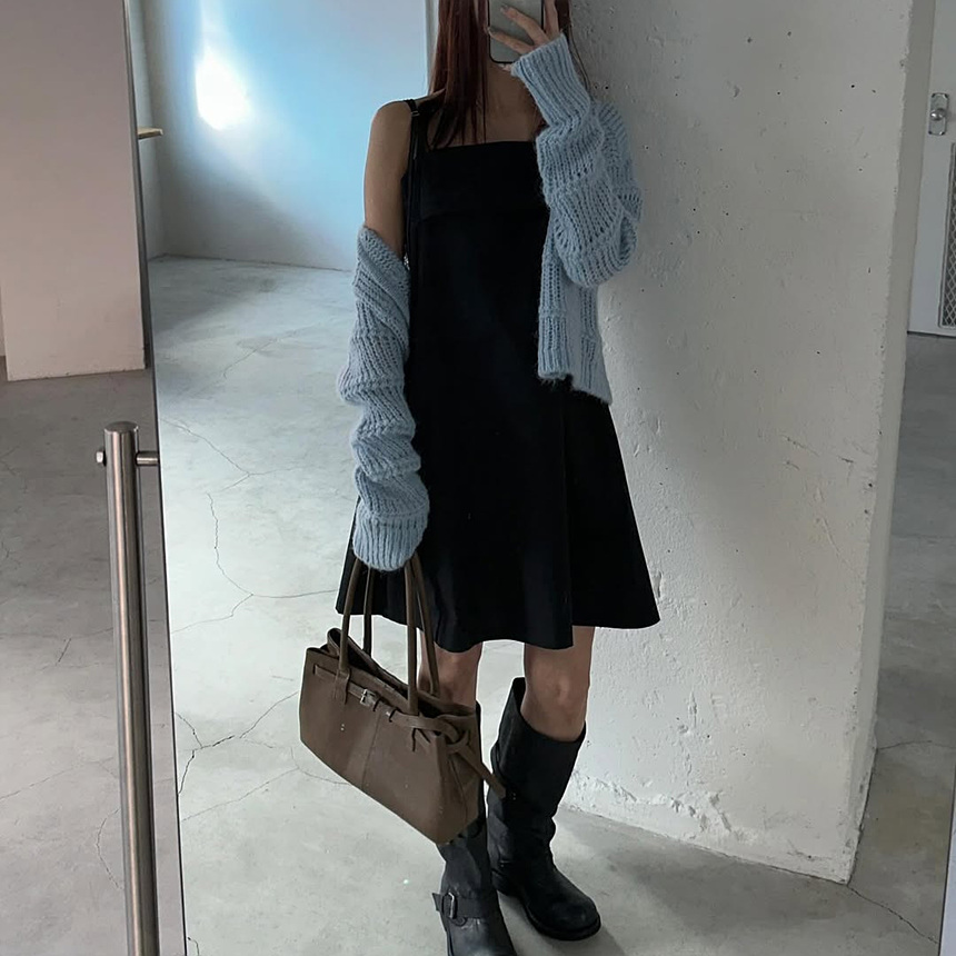 바로발송 25SS 필 크롭 브이 가디건 상세 이미지 73
