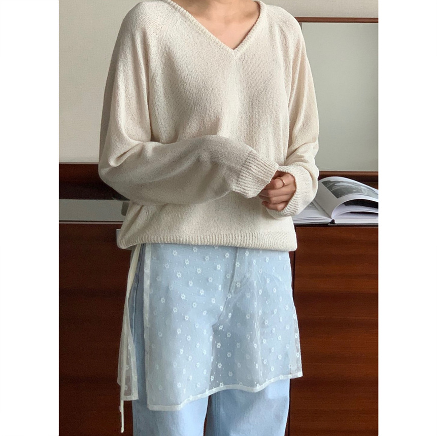 훌라 시스루 레이어드 랩스커트 기장선택 플로 레이스 랩치마 레이어드룩 상세 이미지 20