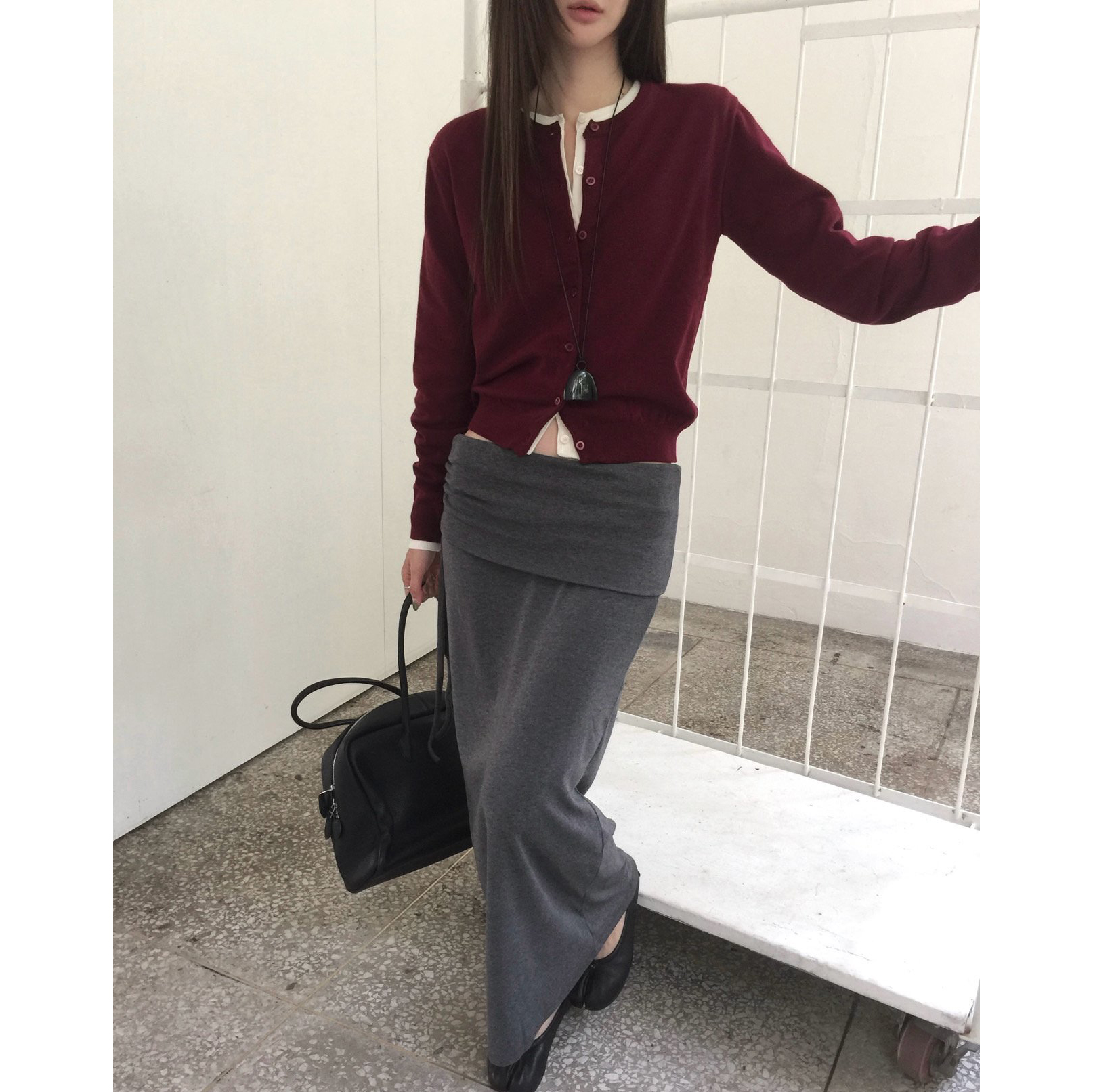 26FW 피브 라운드 가디건