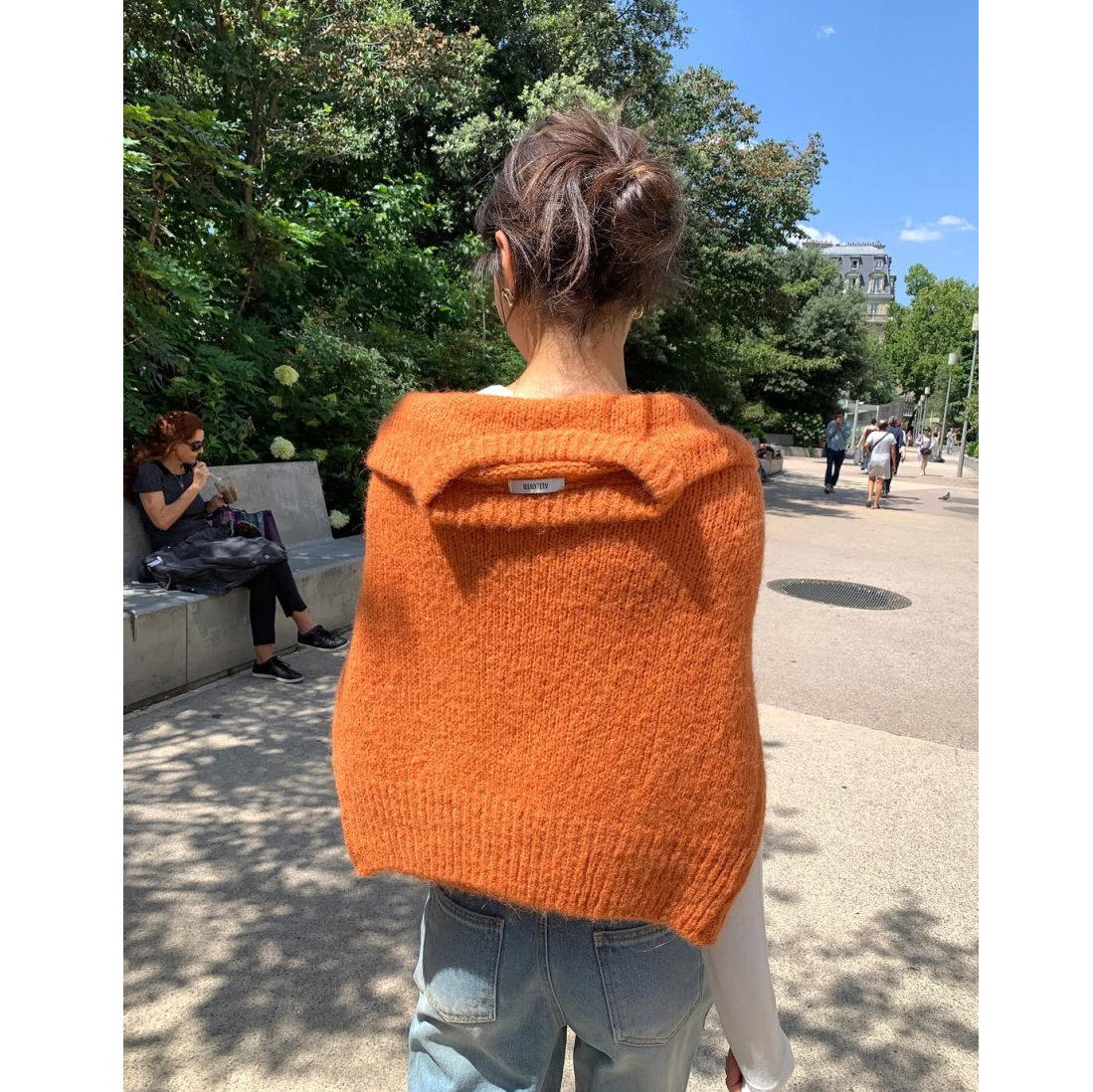 패리스 기본 라운드 니트