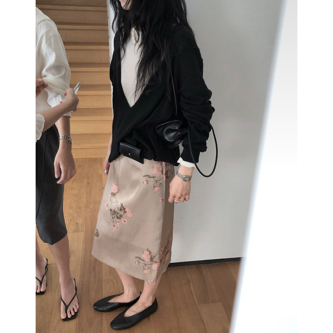 밀리 오간자 플라워 스커트