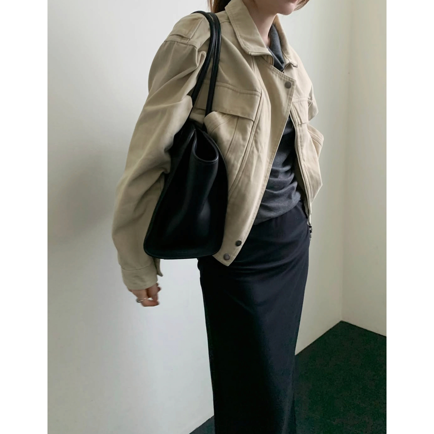 26FW 피그 워싱 하이넥 자켓 점퍼