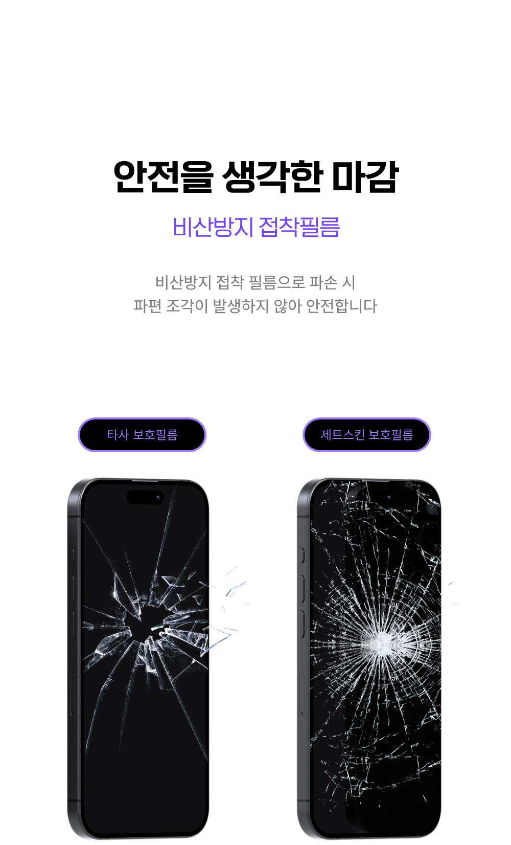 제트스킨 강화유리 액정보호필름 2매 + 가이드툴