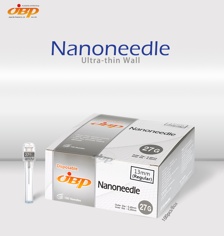 JBP Nanoneedle 27G Ultra Thin 13mm / 25mm MediFella Shop