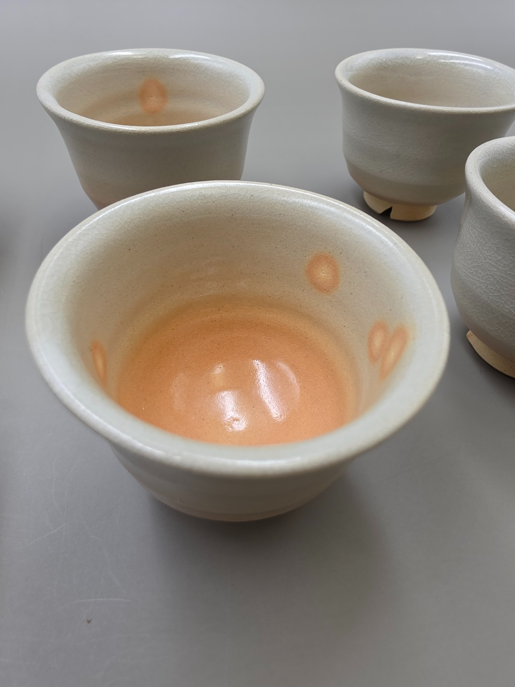 [October Vintage] Vintage Hagi Ware Tea Set — Hagidono Kiln