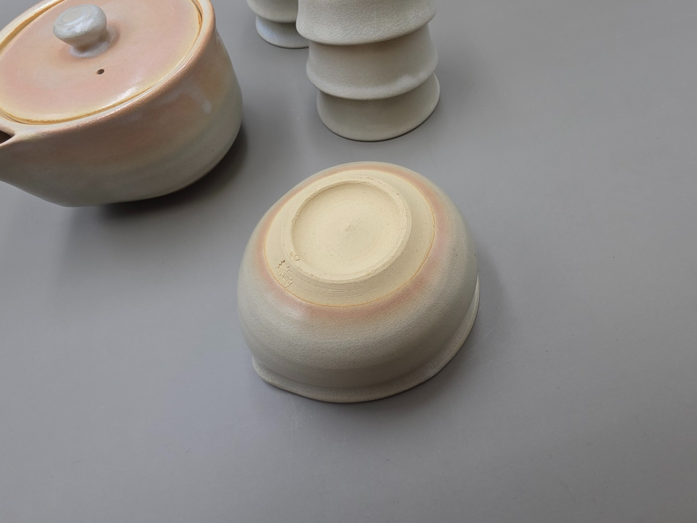 [October Vintage] Vintage Hagi Ware Tea Set — Hagidono Kiln
