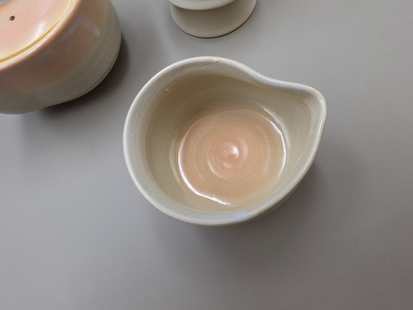 [October Vintage] Vintage Hagi Ware Tea Set — Hagidono Kiln