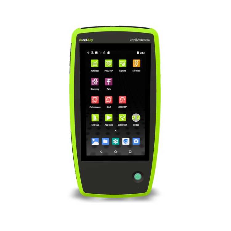 NETALLY LinkRunner® 10G 고급 멀티기가 / 10기가 케이블 및 네트워크 테스터