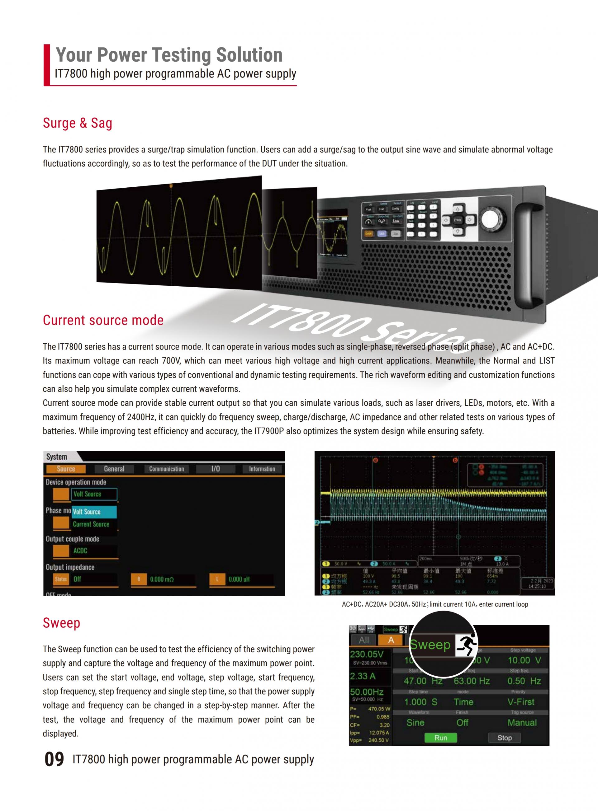 ITECH IT7800 고전력 프로그래머블 AC/DC 전원 (2~165kVA…960kVA)