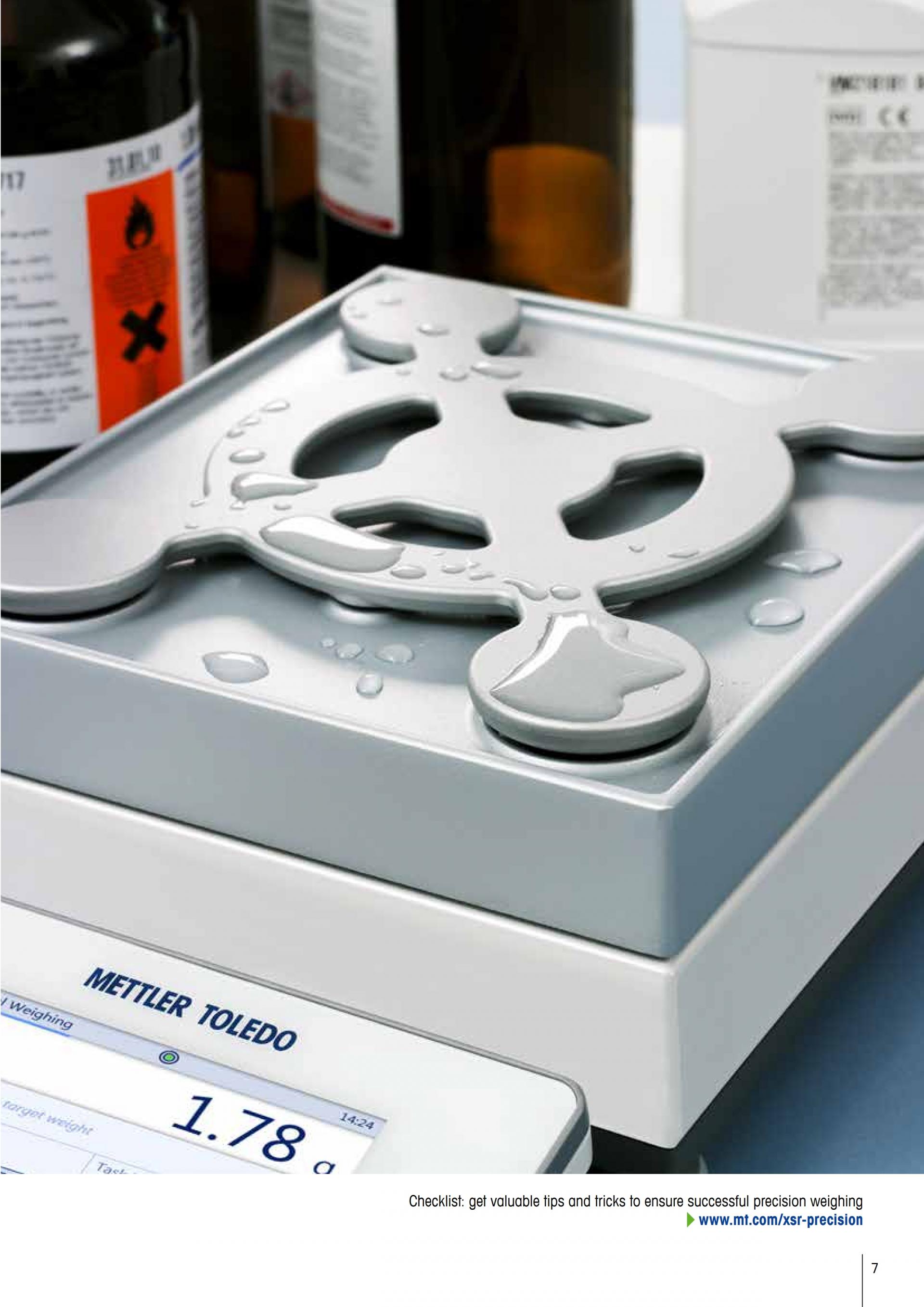 METTLER TOLEDO XSR 정밀 저울