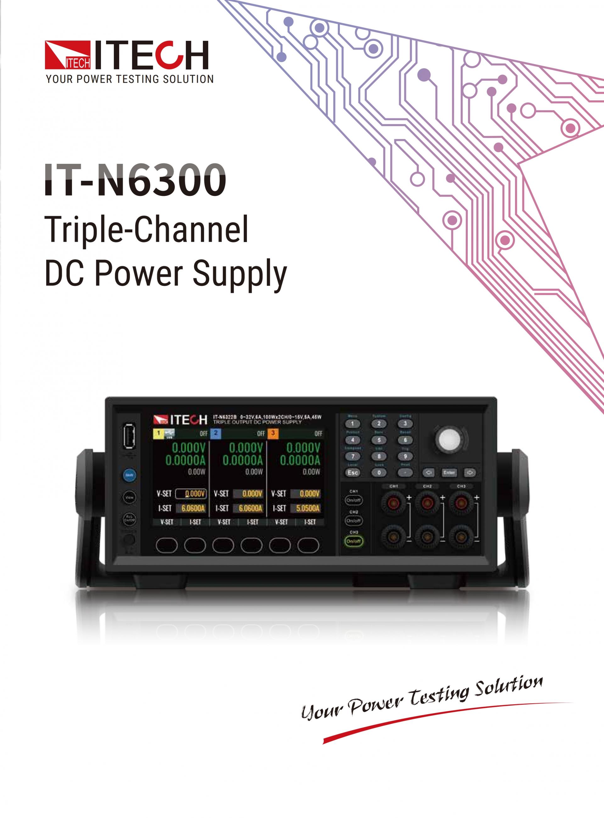 ITECH IT-N6300 트리플 채널 파워(245W-445W)