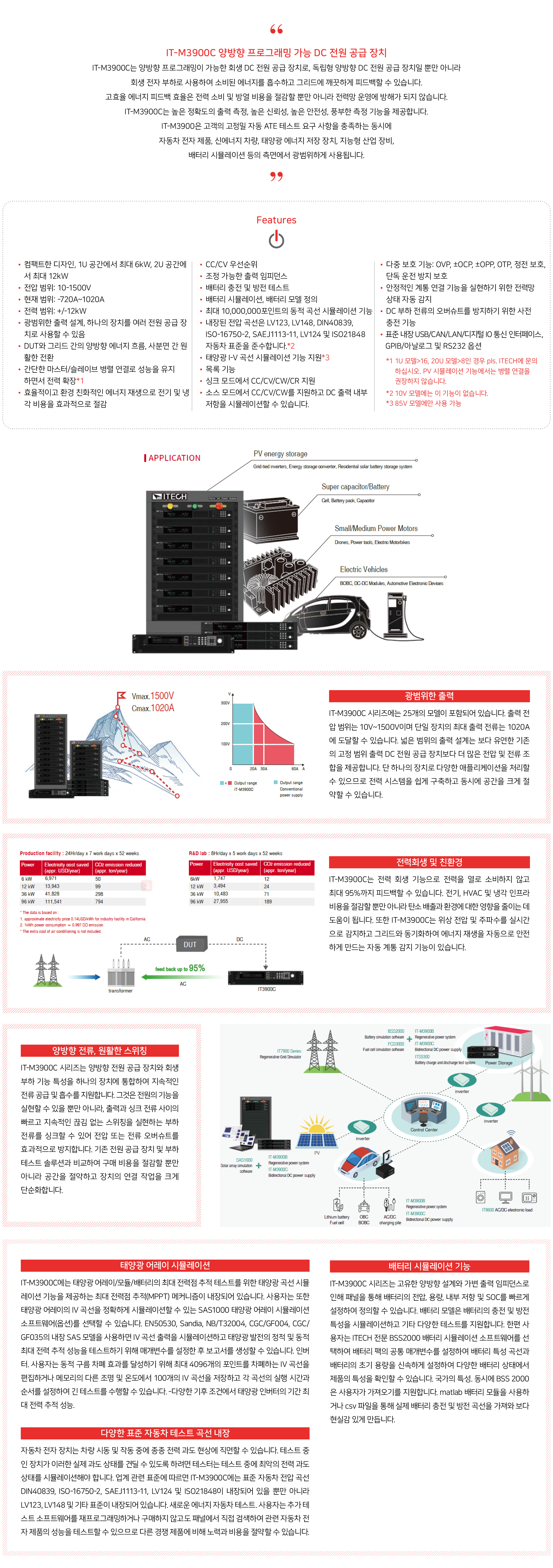 ITECH IT-M3900C 양방향 파워 (1.7 to 12kW... 8000A)