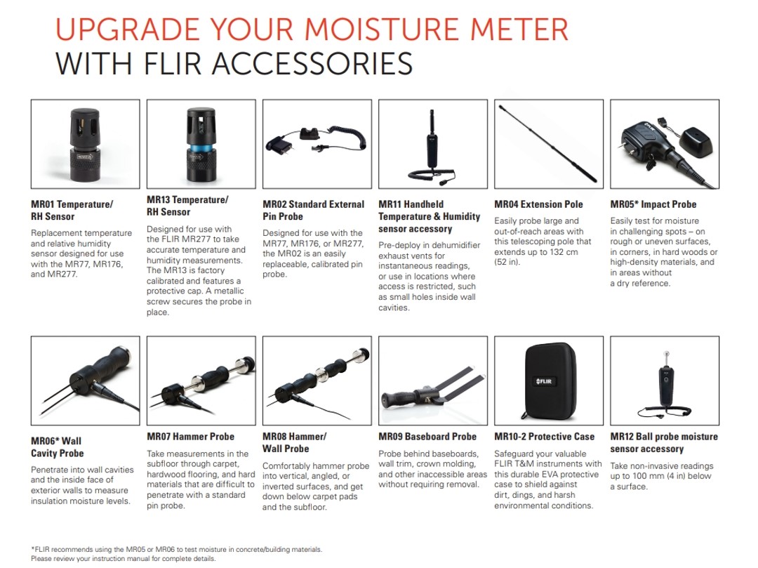FLIR MR12 볼 프로브 수분 센서