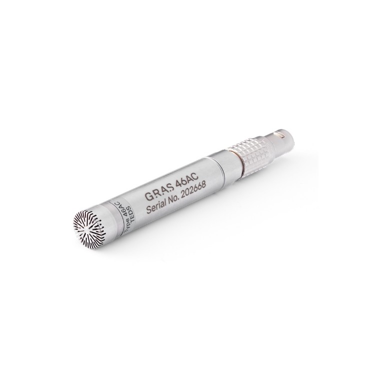 GRAS 46AC 1/2인치 LEMO 자유음장 표준 마이크로폰 세트 (광대역 주파수)