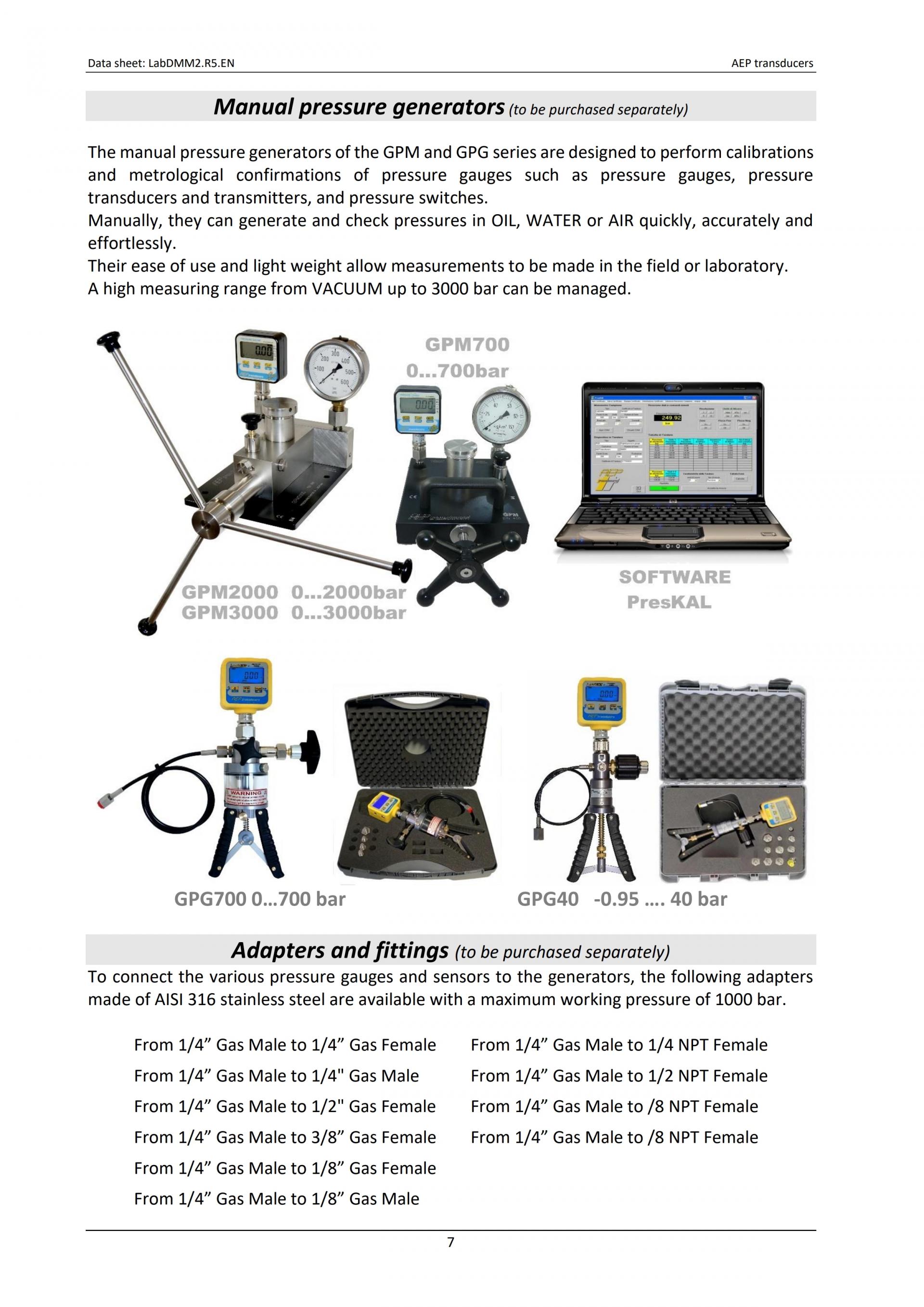 AEP TRANSDUCERS LABDMM2 디지털 압력게이지 ☆ 가격문의