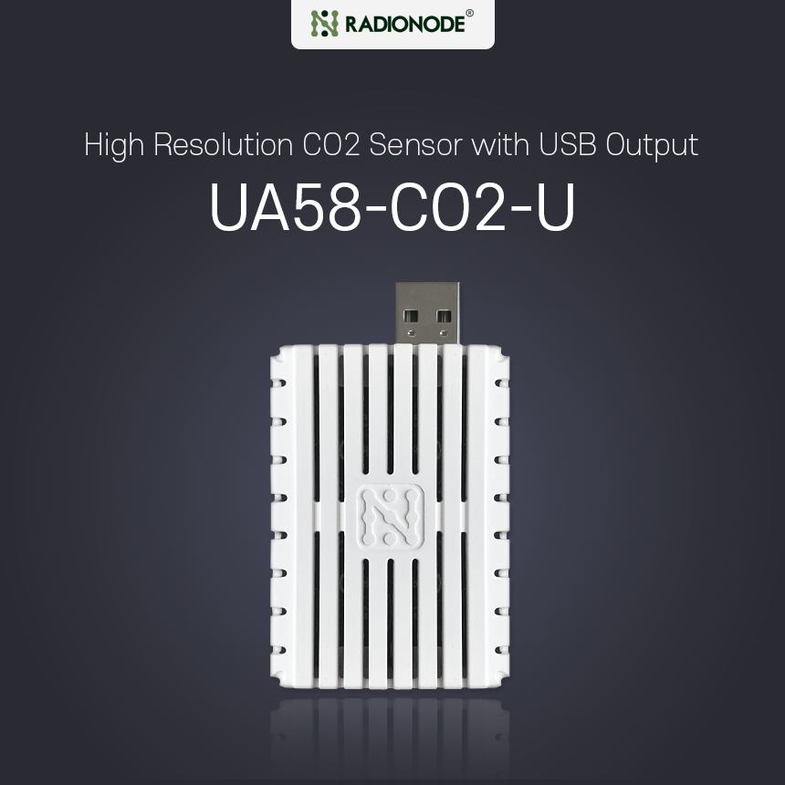 RADIONODE UA58-CO2-U DAQ 이산화탄소 가스 감지 센서