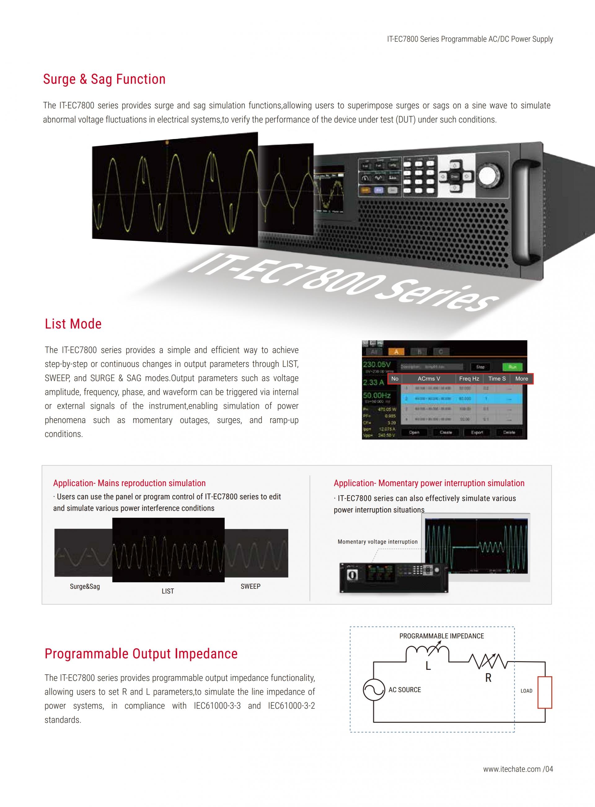 ITECH IT-EC7800 시리즈