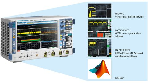 ROHDE & SCHWARZ 로데슈바르츠 I/Q INTERFACE 오실로스코프 소프트웨어
