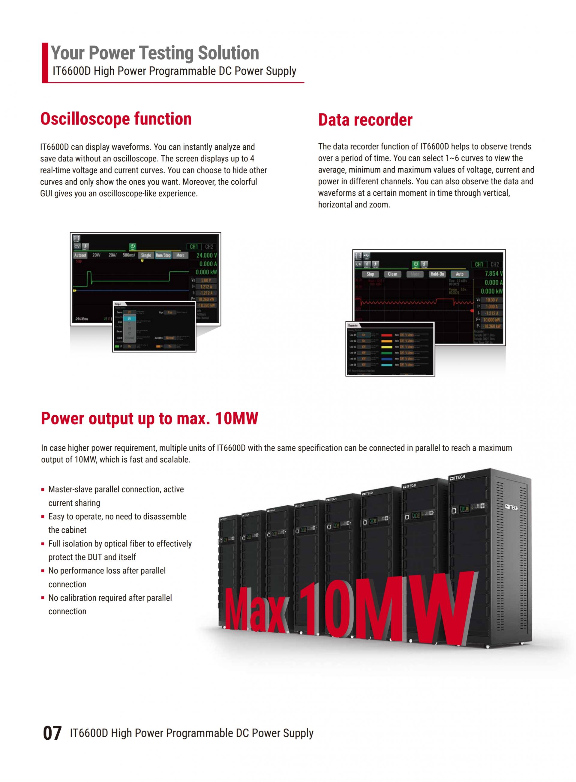 ITECH IT6600D 고전압 파워(42~420kW…10MW+)