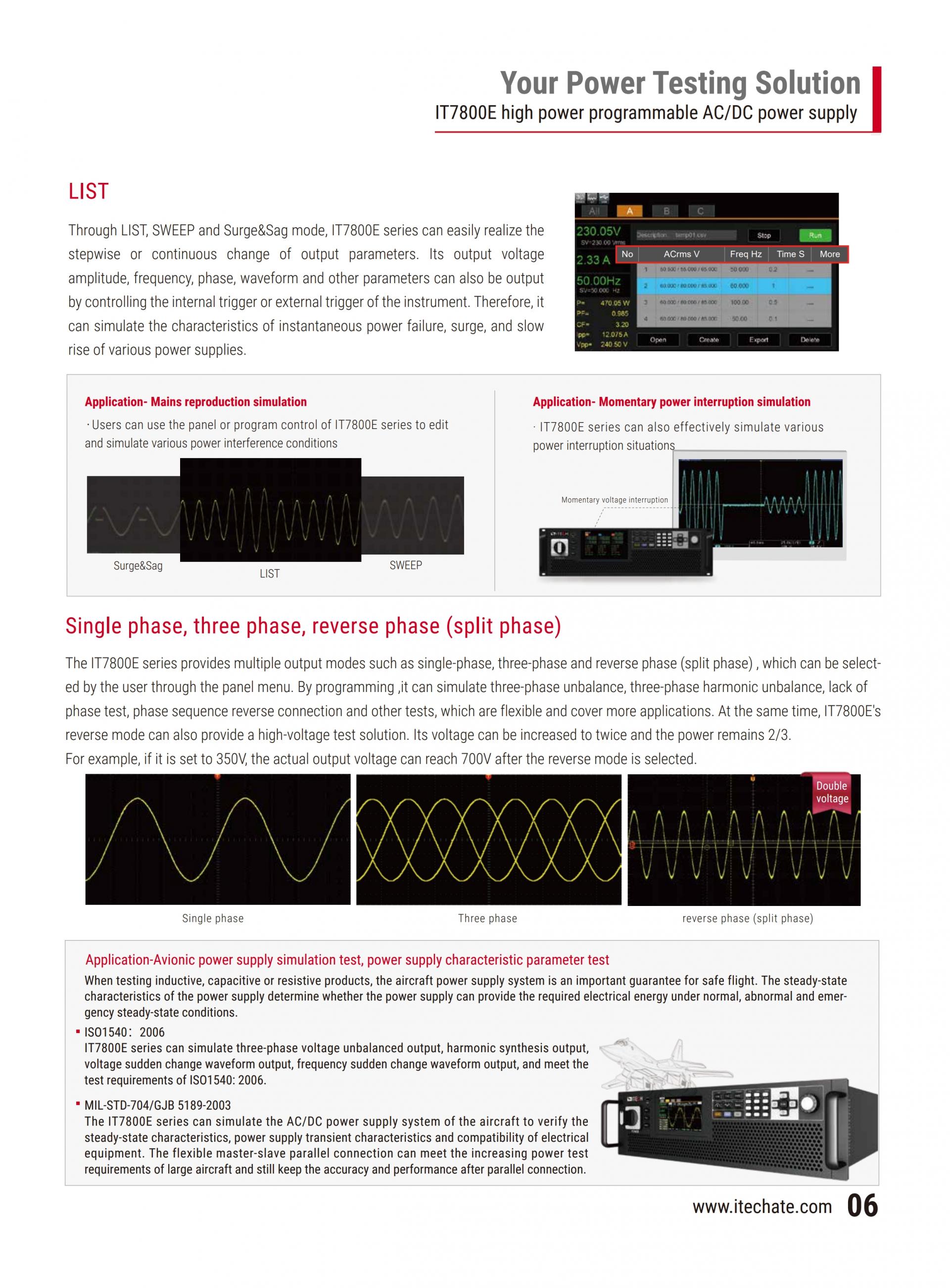 ITECH IT7800E 고전력 프로그래머블 AC파워 (21~126kVA…1MVA+)