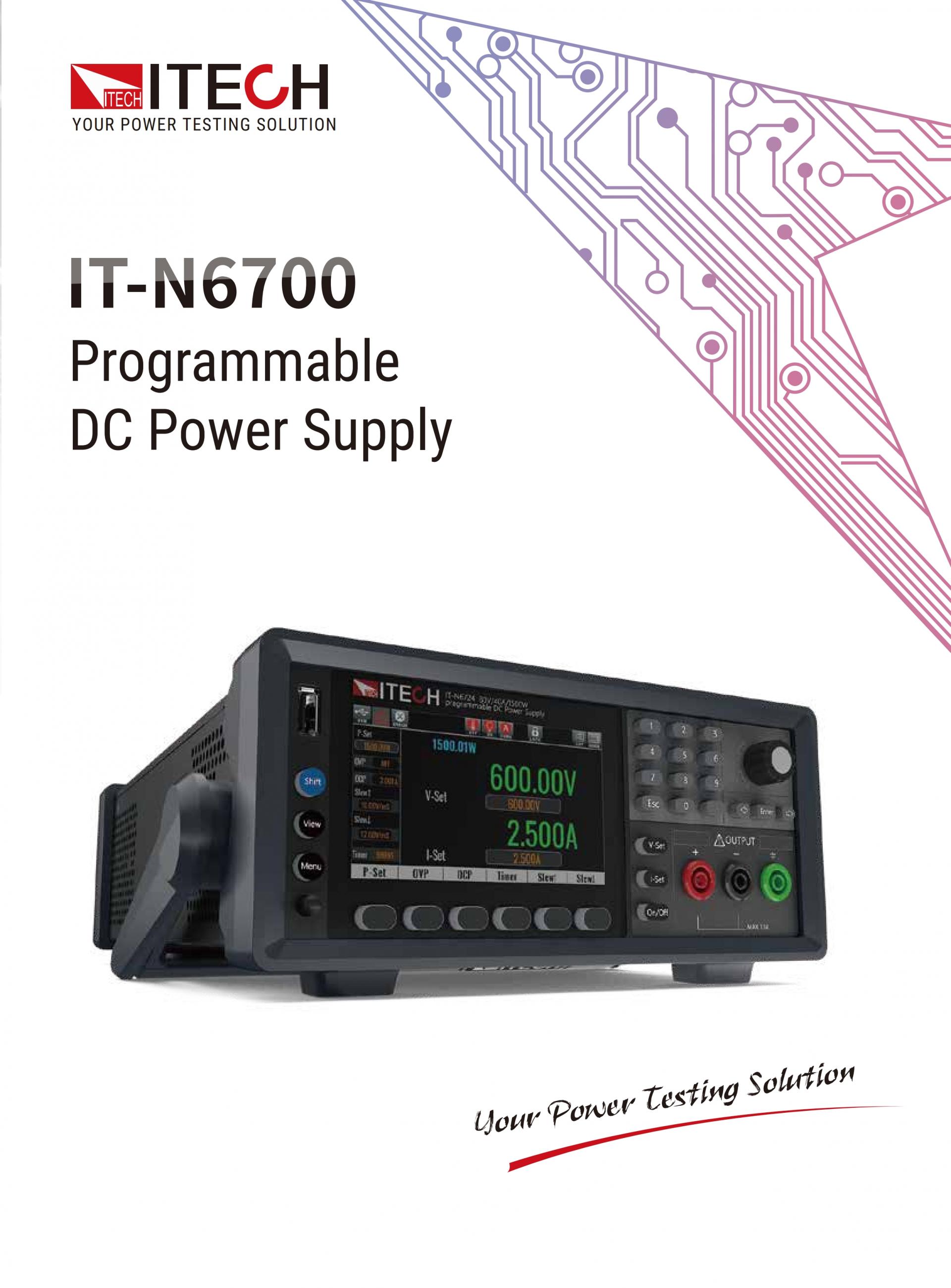 ITECH IT-N6700 와이드레인지 프로그래머블 DC 파워서플라이 (32V-1500V, 1000W/1500W)