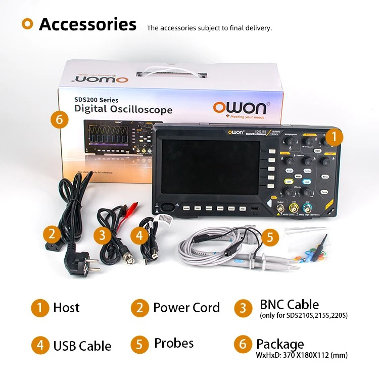 OWON SDS200 SERIES 디지털 오실로스코프