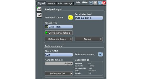 ROHDE & SCHWARZ 로데슈바르츠 JITTER AND NOISE DECOMPOSITION 오실로스코프 소프트웨어 ☆ 가격문의