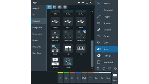 ROHDE & SCHWARZ 로데슈바르츠 오토모티브 이더넷 소프트웨어