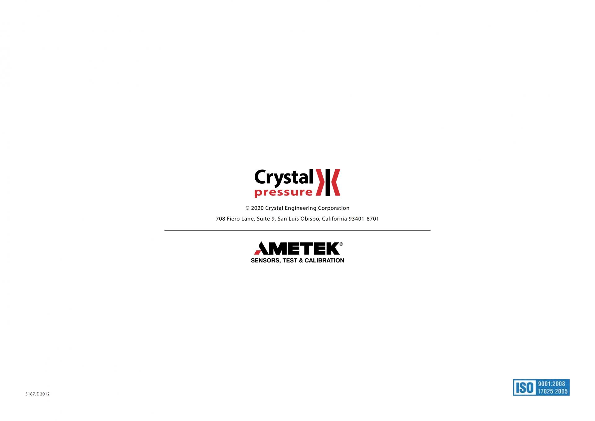 AMETEK GaugeCalHP 비교기 (System G)