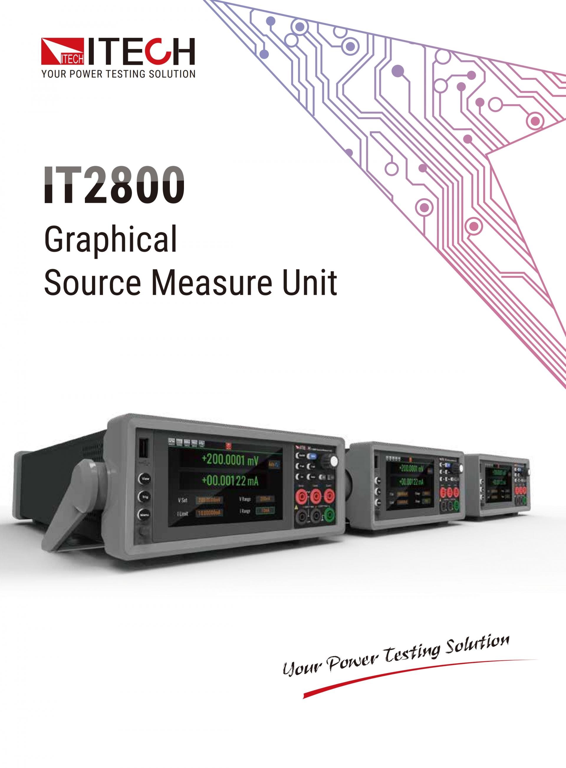 ITECH IT2800 소스 측정장치 (200V~1000V,100nV/10fA)