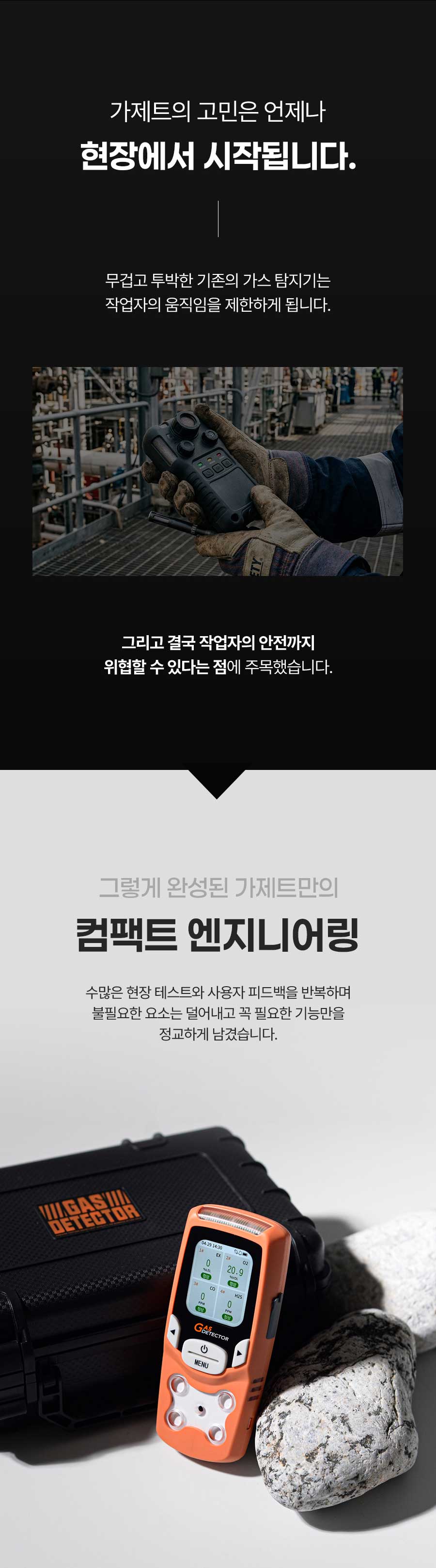 GADGET 4in1 복합가스측정기 GD4 Mini